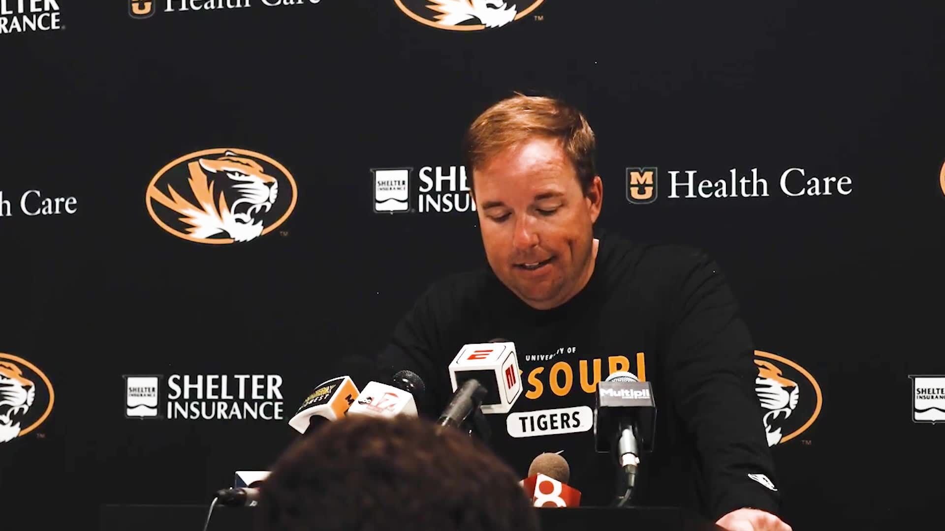 'It had to be popped back in': Eli Drinkwitz provides Beau Pribula injury update